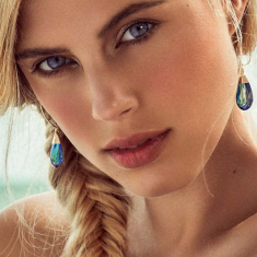 BECK Örhängen Mystic Blue